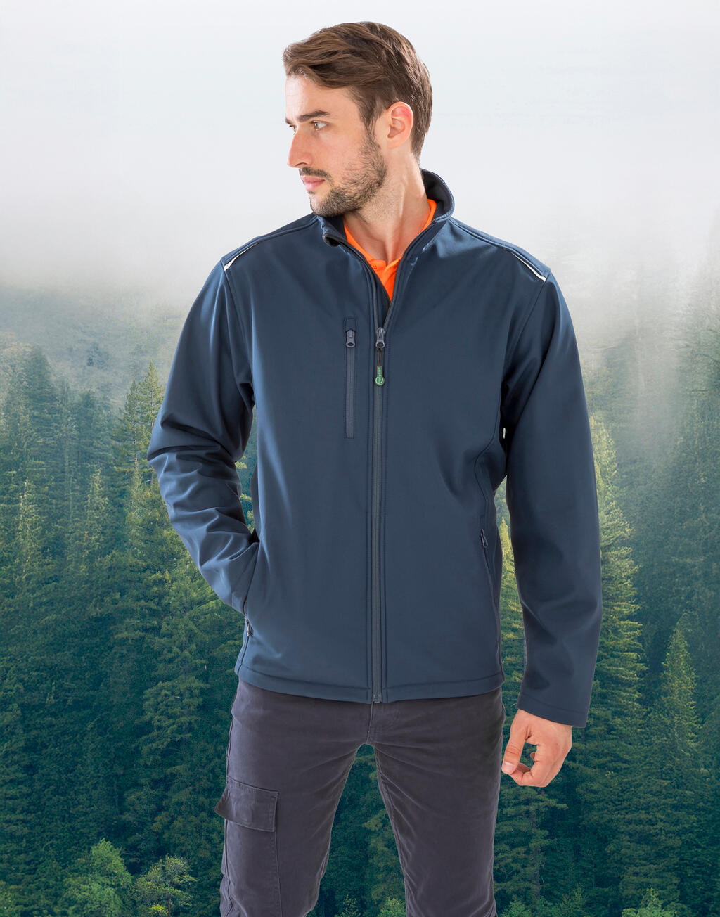 Result Recycled Recycled 3-Layer Printable Softshell Jacket - Afbeelding 2