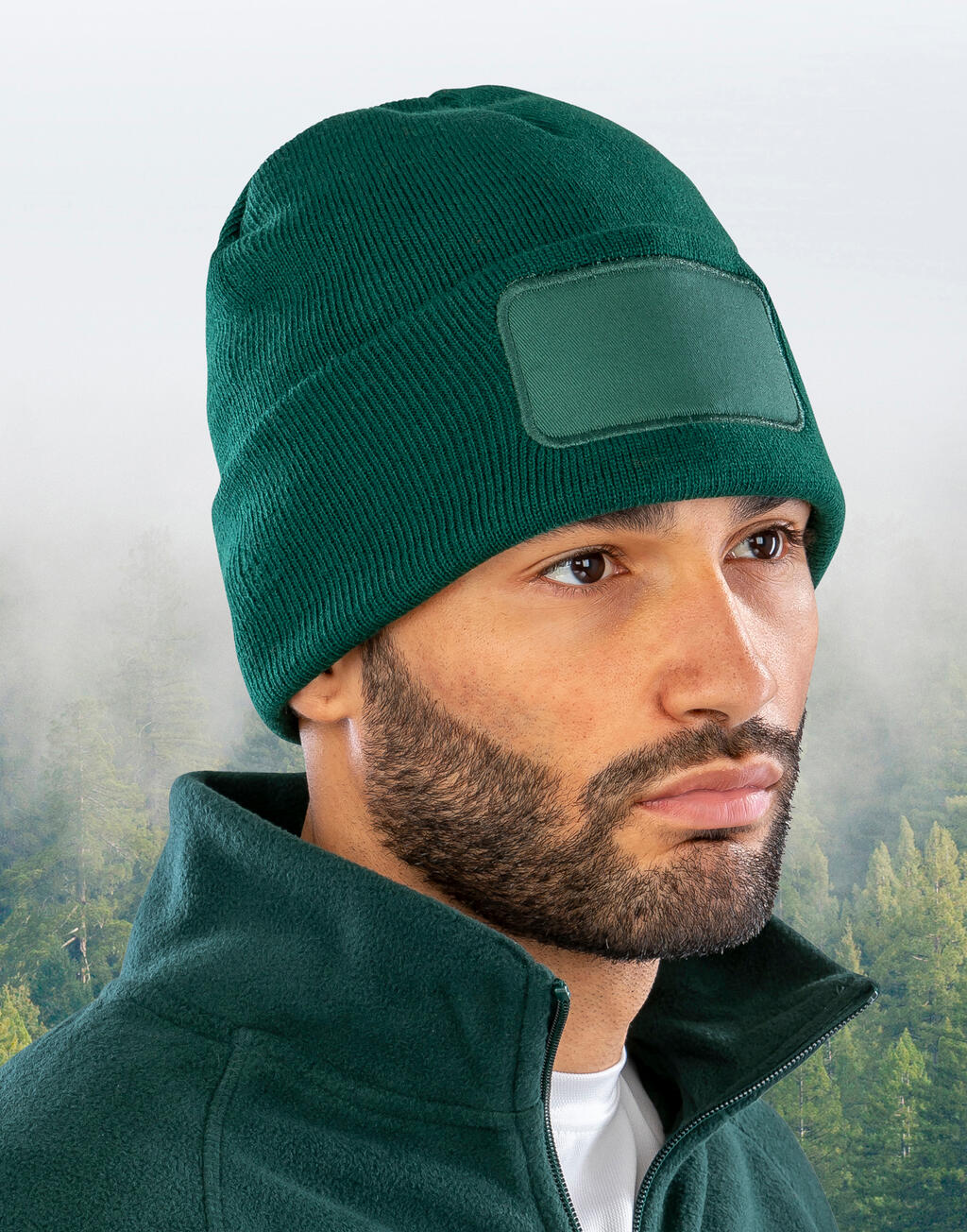 Result Recycled Recycled Double Knit Printers Beanie