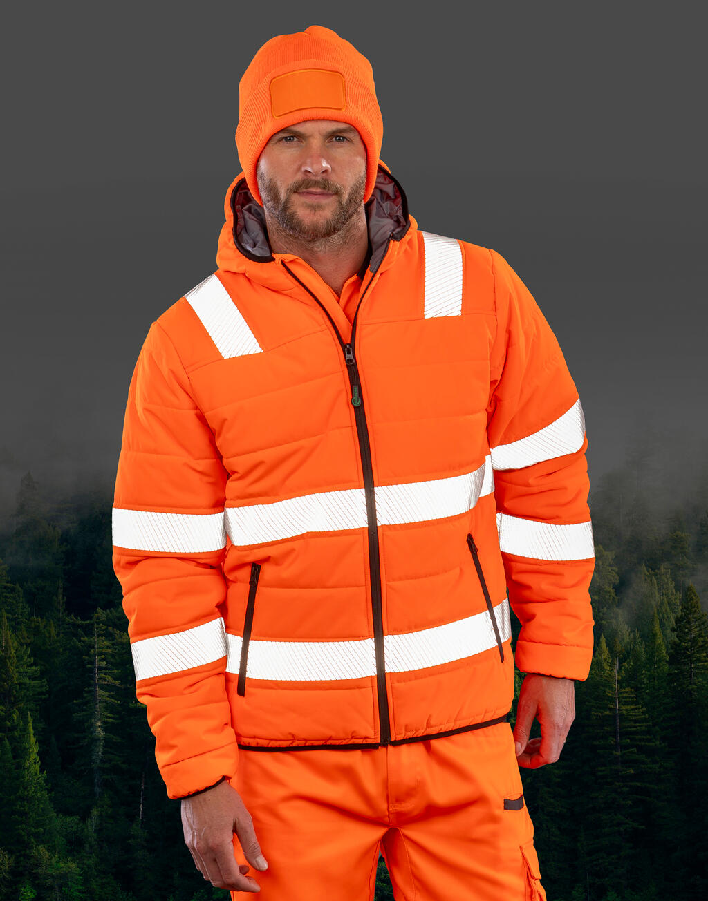 Result Recycled Recycled Ripstop Padded Safety Jacket - Afbeelding 3