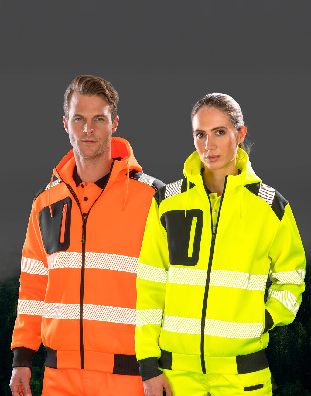 Result Recycled Recycled Robust Zipped Safety Hoody - Afbeelding 3