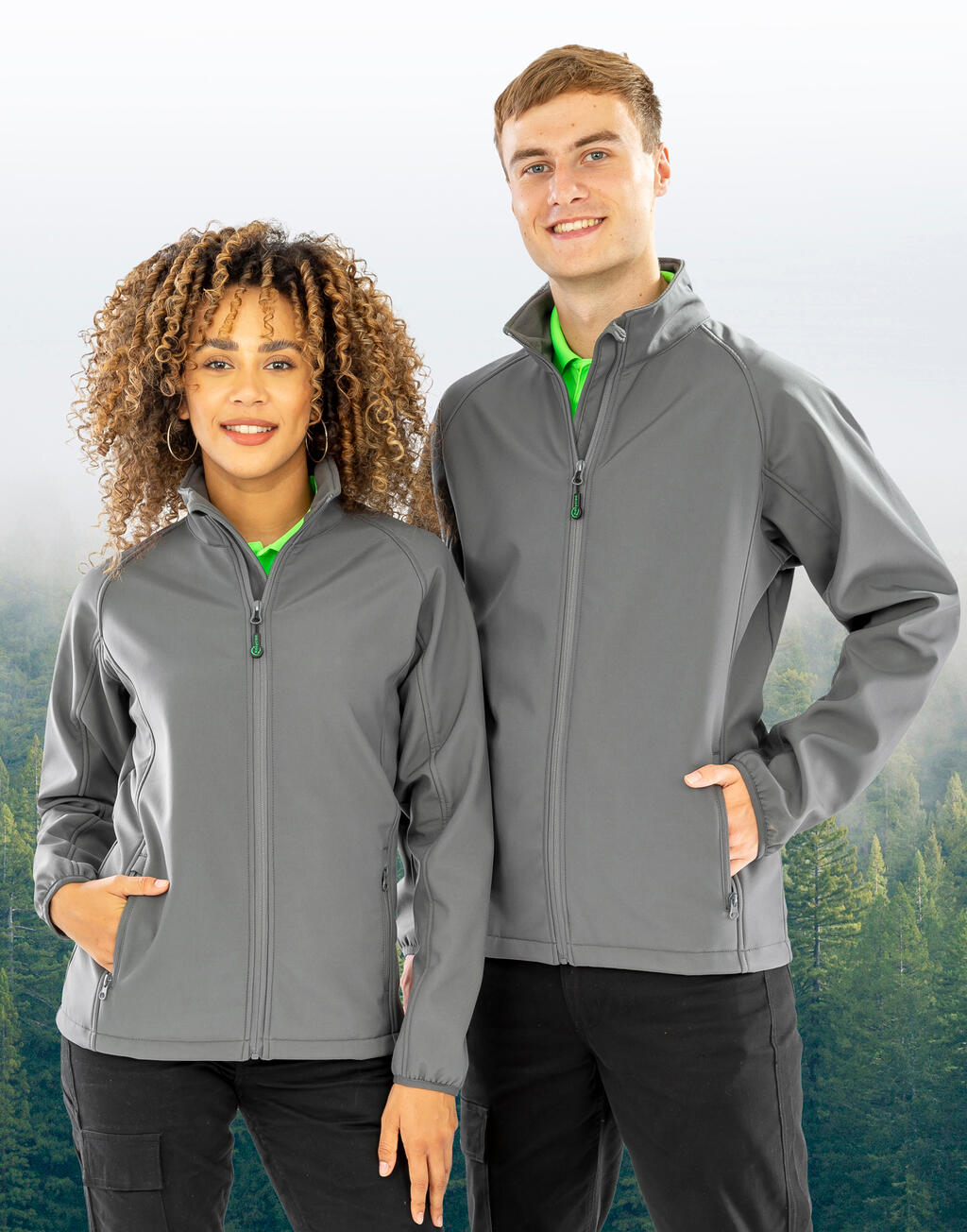 Result Recycled Women's Recycled 2-Layer Printable Softshell Jkt - Afbeelding 4