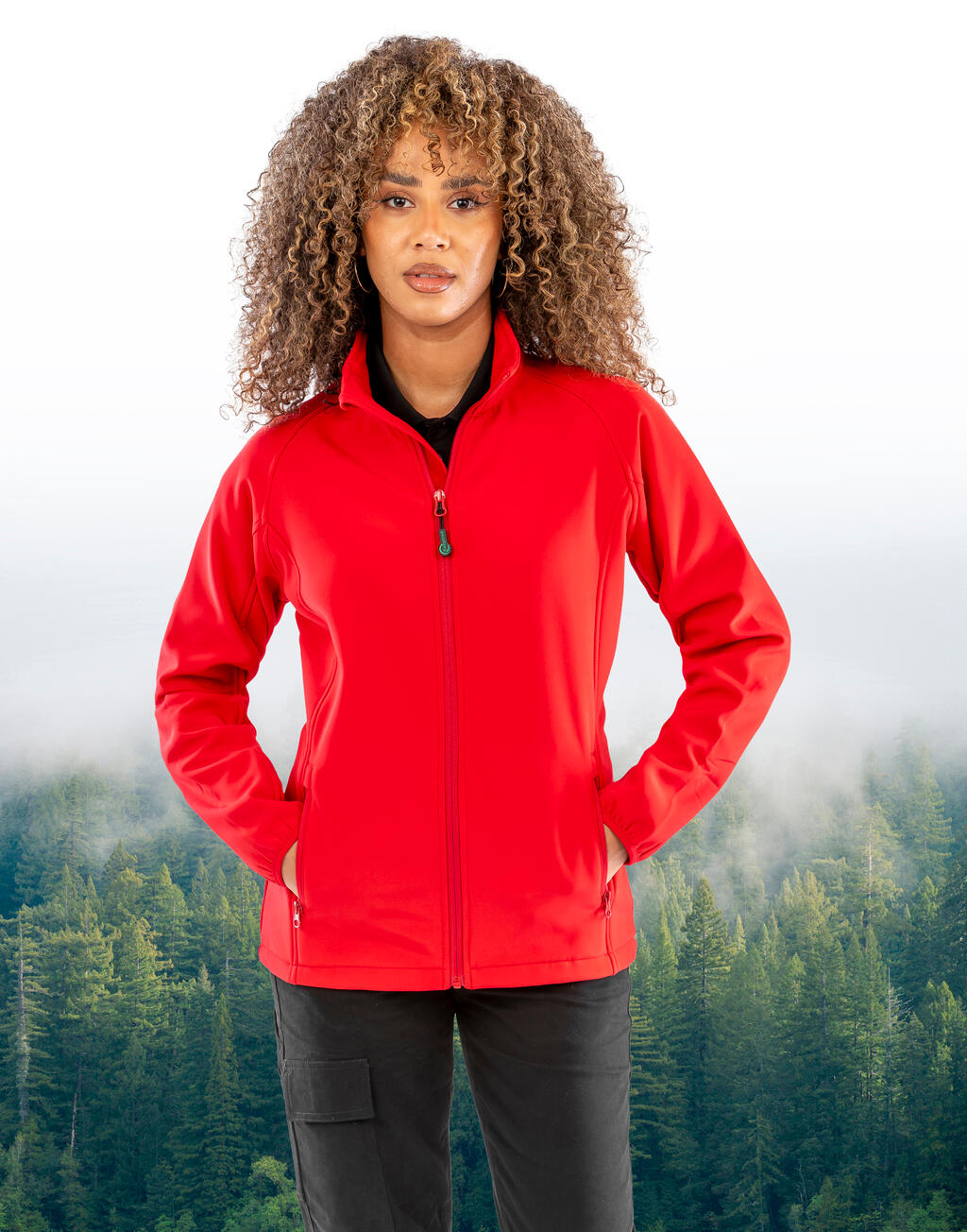 Result Recycled Women's Recycled 2-Layer Printable Softshell Jkt - Afbeelding 5