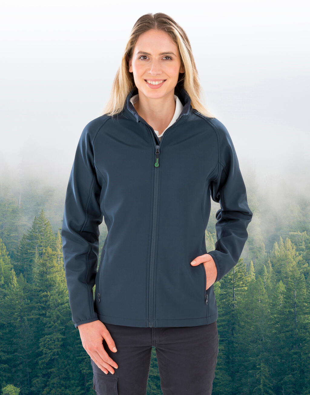 Result Recycled Women's Recycled 2-Layer Printable Softshell Jkt - Afbeelding 6