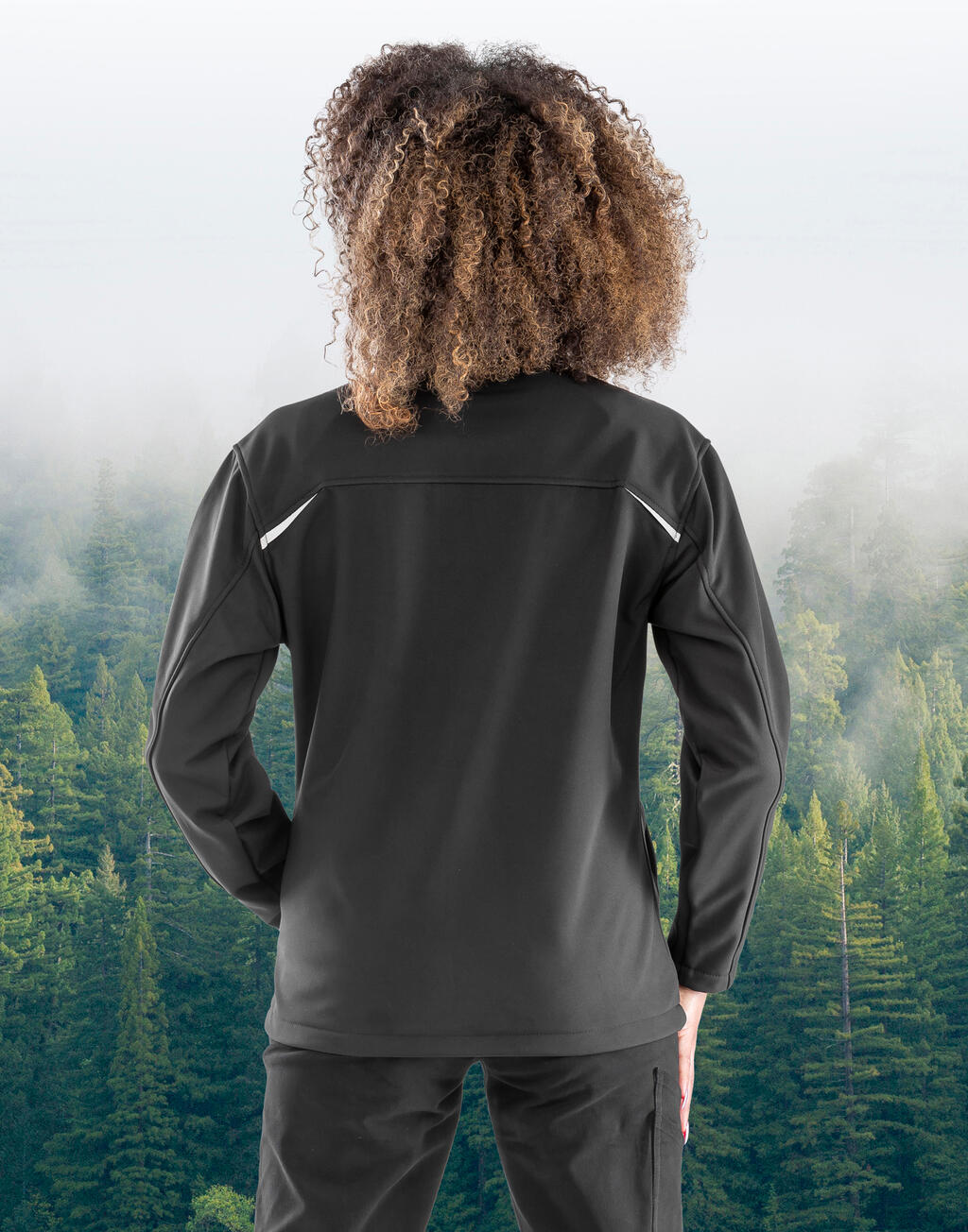 Result Recycled Womens Recycled 3-Layer Printable Softshell Jacket - Afbeelding 2