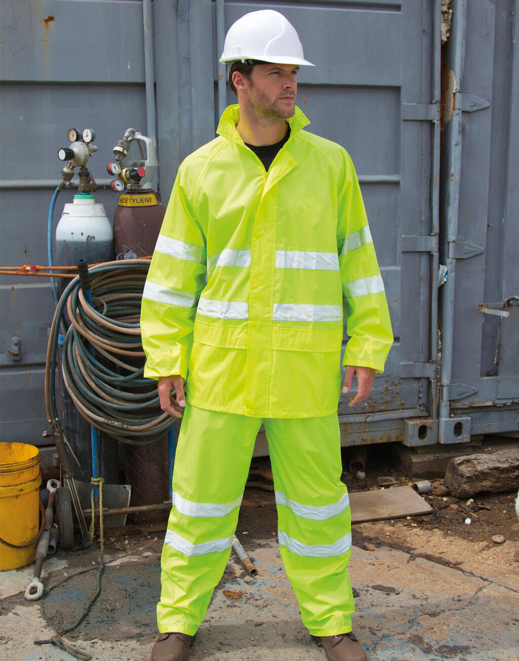 Result Safe-Guard Hi-Vis Waterproof Suit