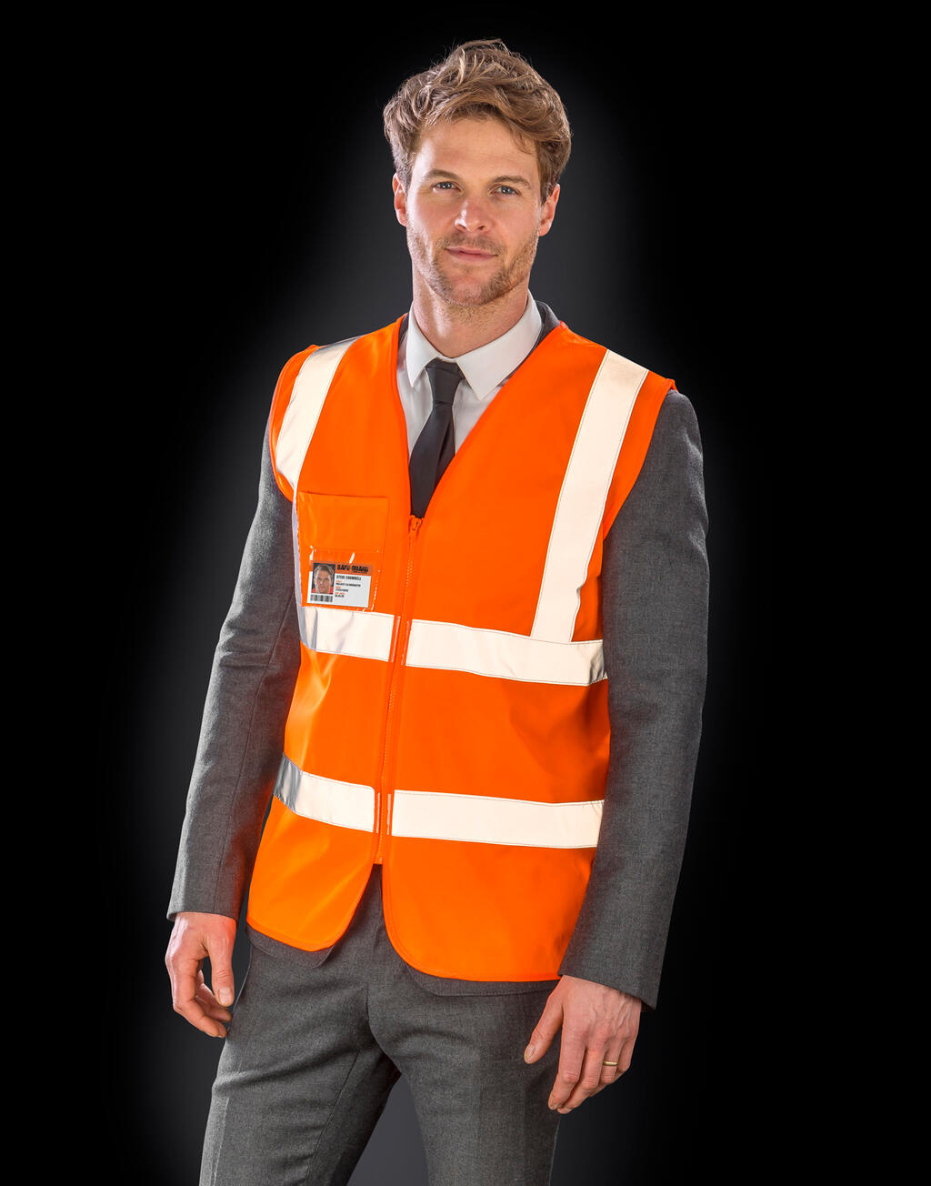 Result Safe-Guard Zip I.D Safety Tabard - Afbeelding 2