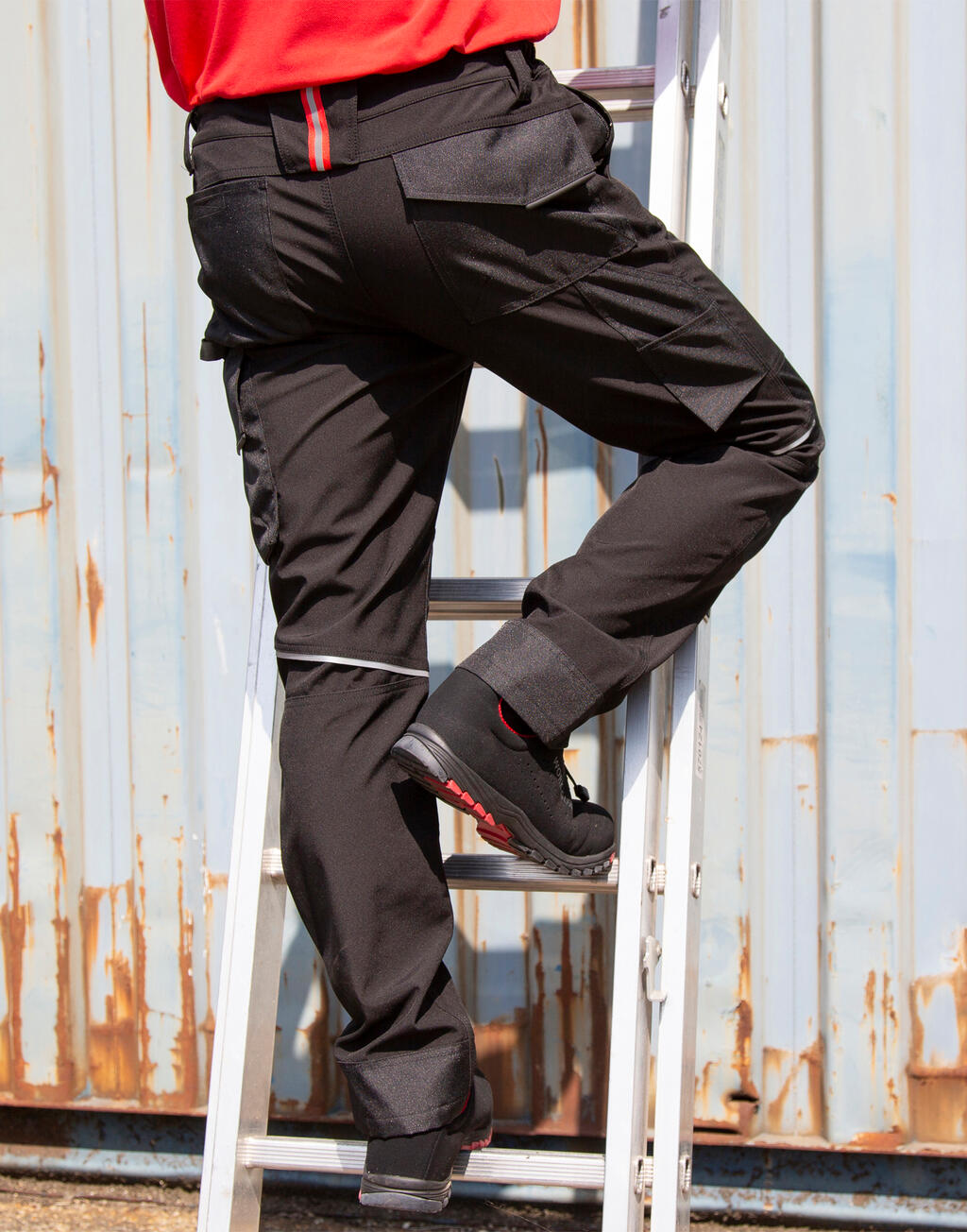 Result Work-Guard Slim Softshell Work Trousers - Afbeelding 4