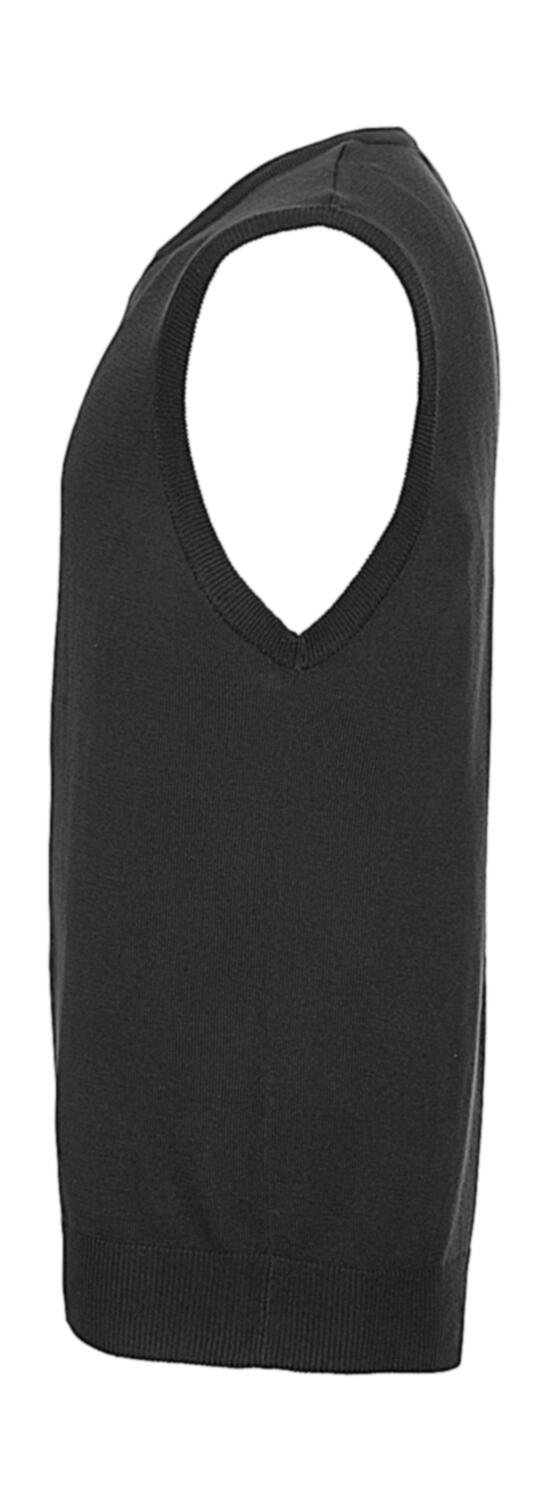 Russell Collection Adults' V-Neck Sleeveless Knitted Pullover - Afbeelding 7