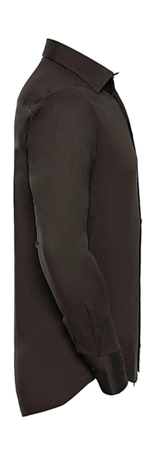 Russell Collection Fitted Long Sleeve Stretch Shirt - Afbeelding 8