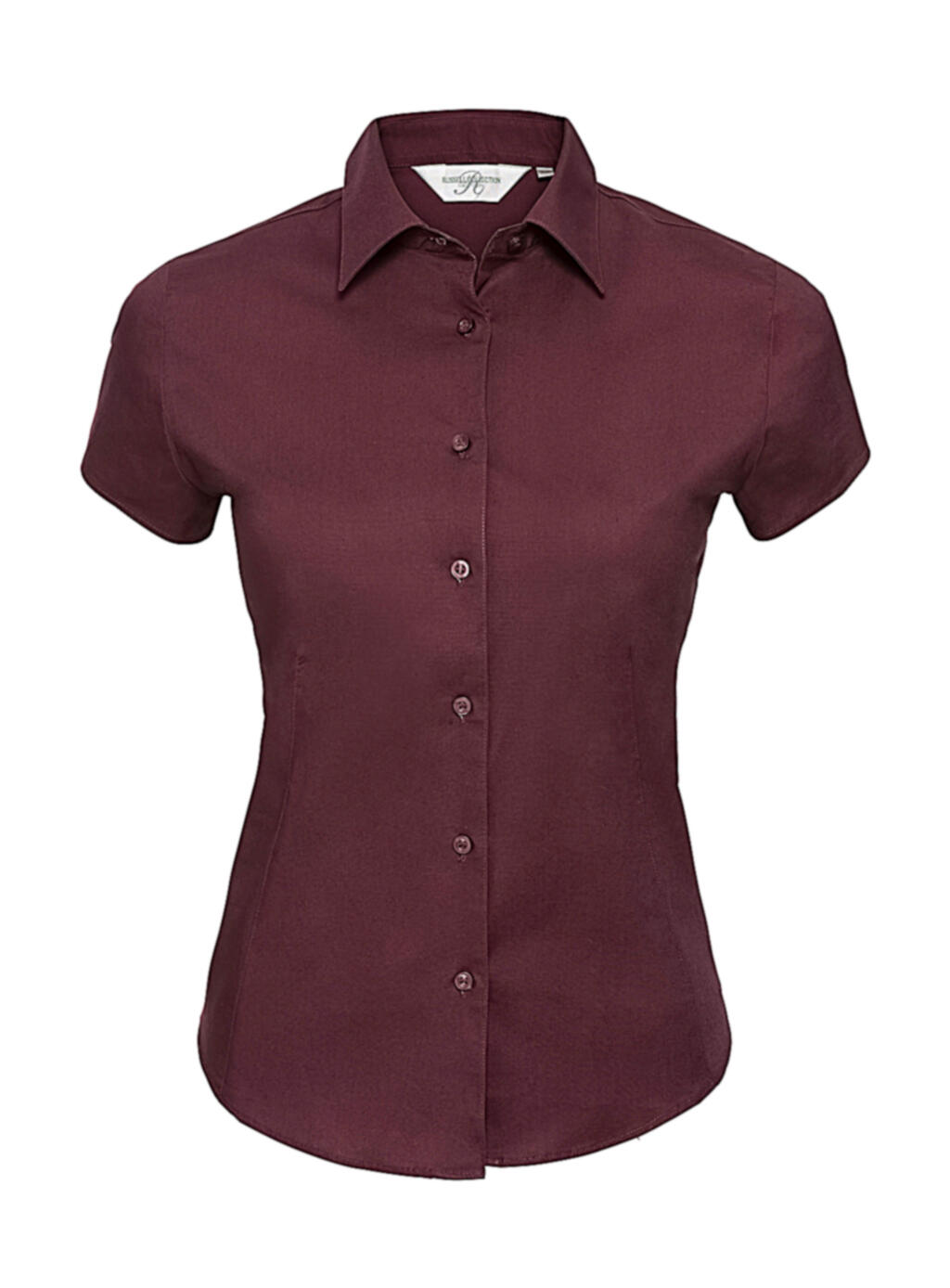 Russell Collection Fitted Short Sleeve Blouse