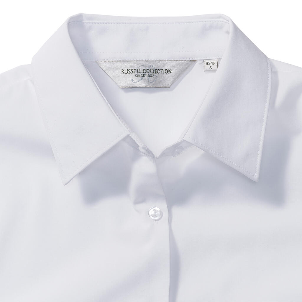 Russell Collection Ladies' LS Poplin Shirt - Afbeelding 11