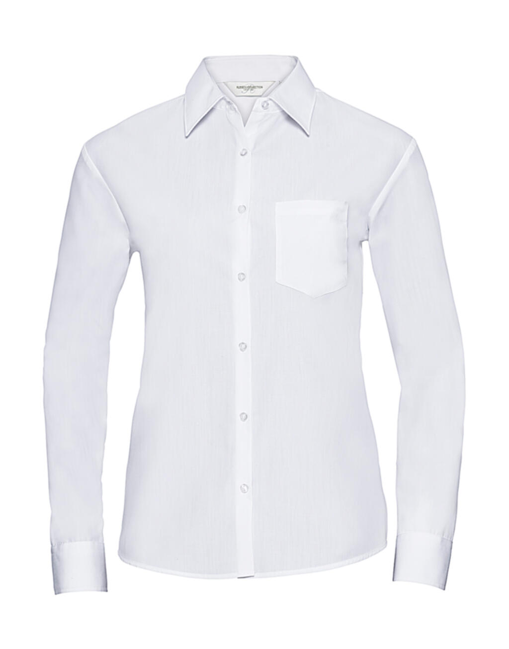Russell Collection Ladies' LS Poplin Shirt - Afbeelding 5