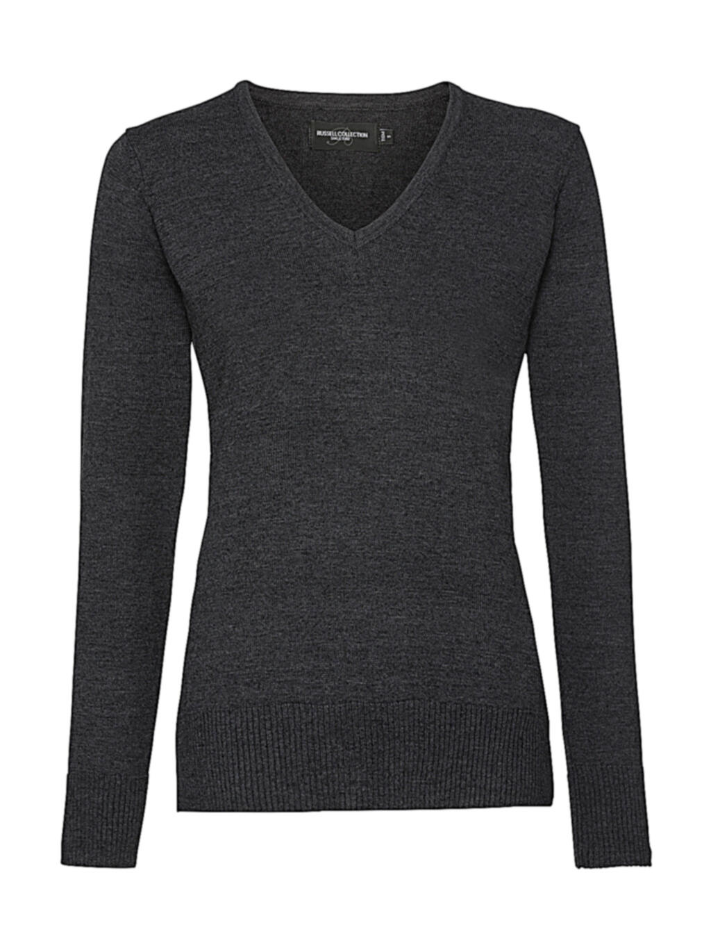 Russell Collection Ladies’ V-Neck Knitted Pullover - Afbeelding 5