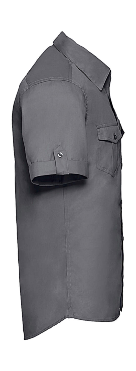 Russell Collection Men’s Roll Sleeve Shirt - Afbeelding 4