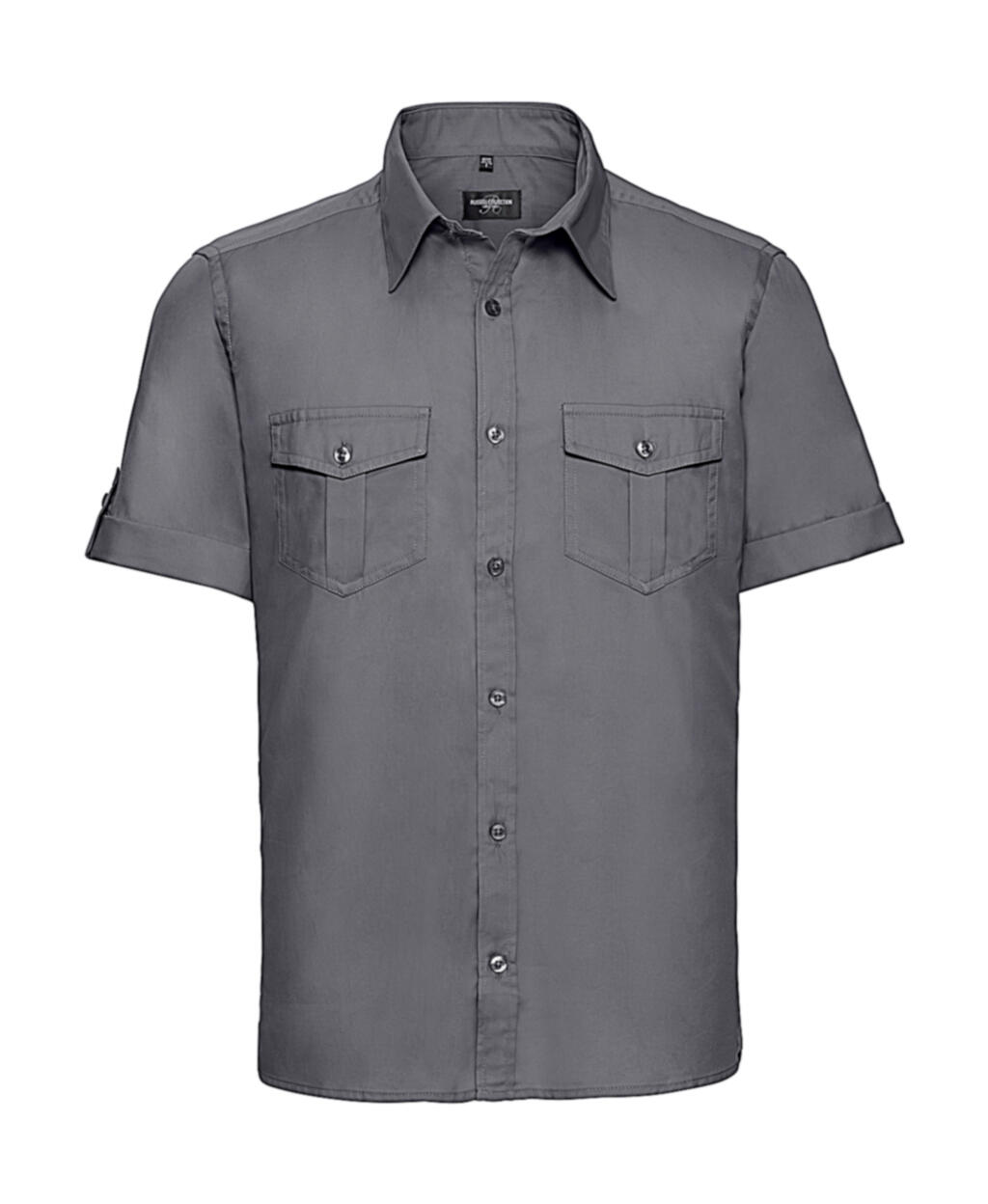 Russell Collection Men’s Roll Sleeve Shirt