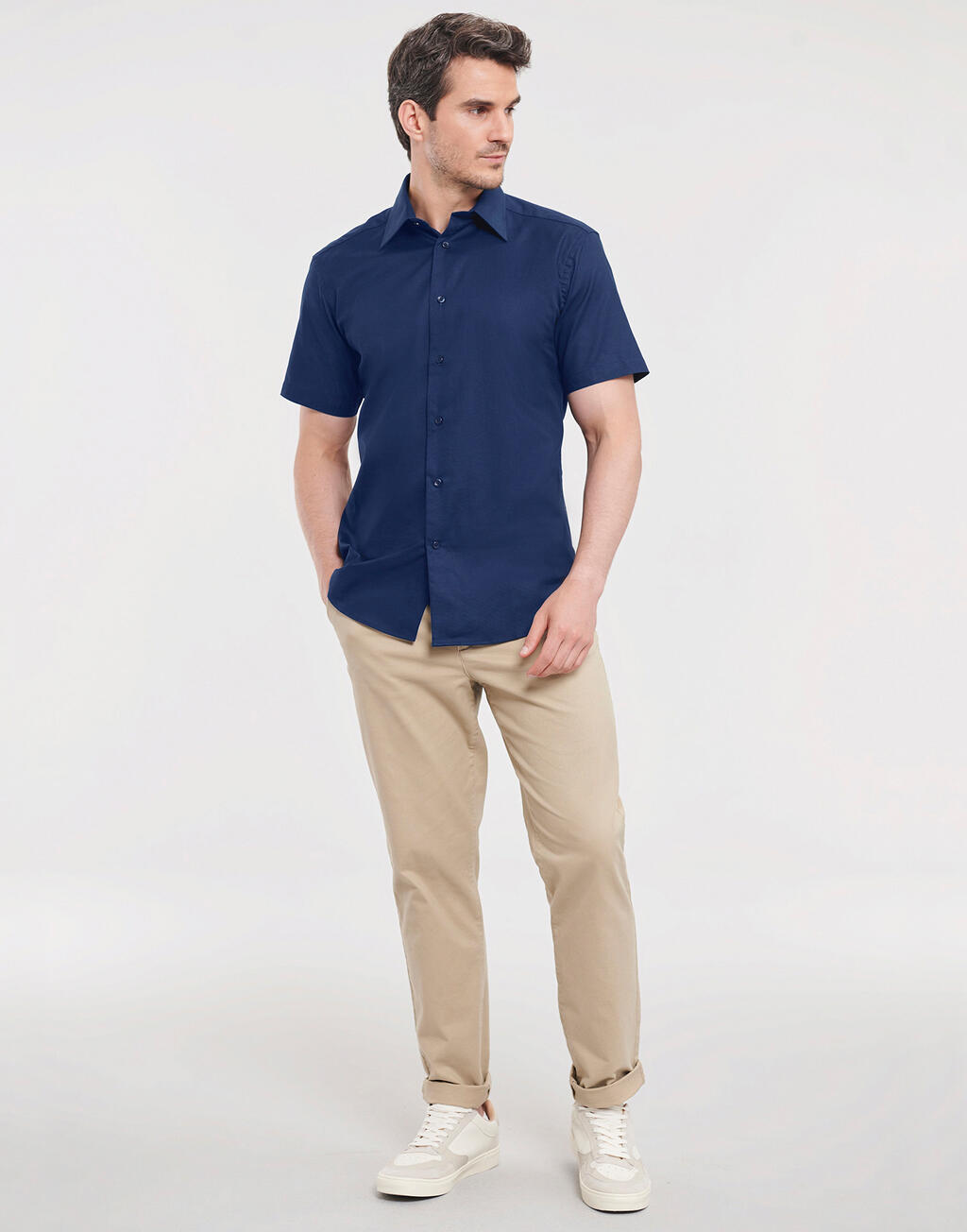 Russell Collection Oxford Shirt - Afbeelding 3