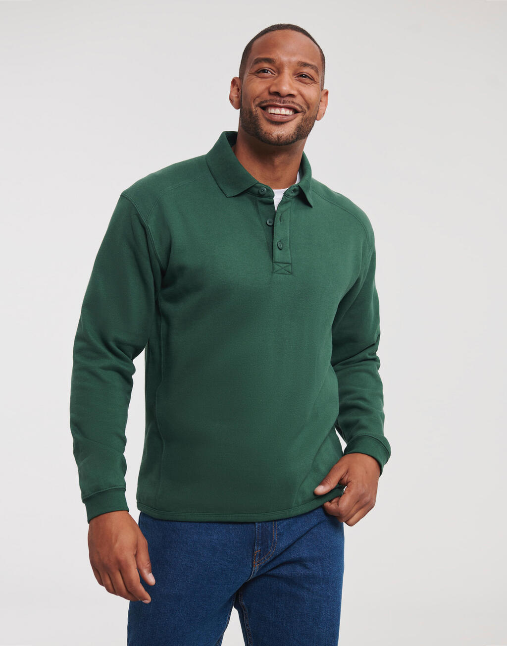 Russell  Heavy Duty Collar Sweatshirt
