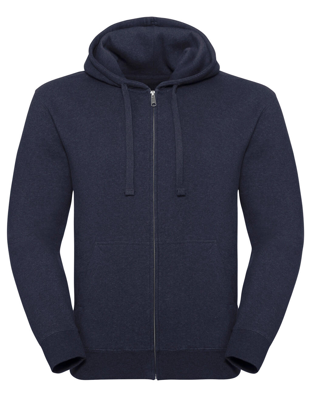 Russell  Men’s Authentic Melange Zipped Hood Sweat