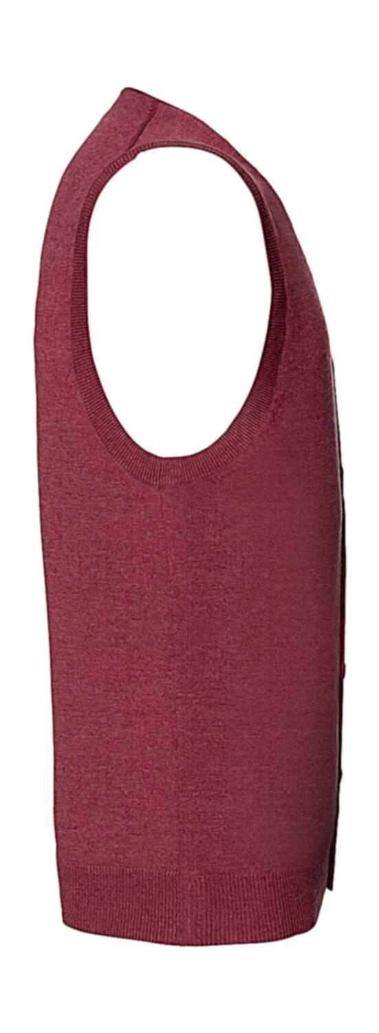 Russell Men's V-Neck Sleeveless Knitted Cardigan - Afbeelding 4