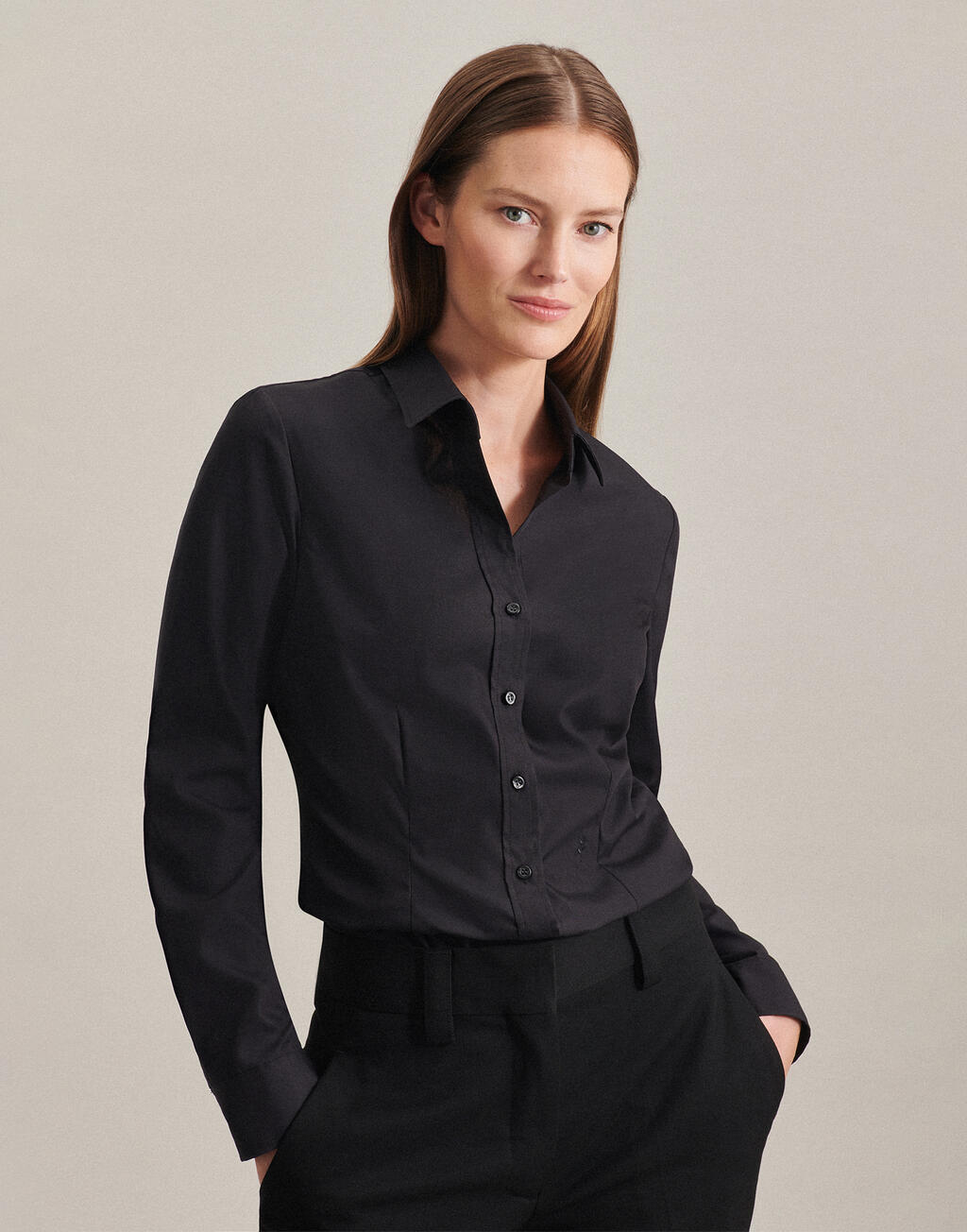 Seidensticker Seidensticker Slim Fit 1/1 Kent Women - Afbeelding 2