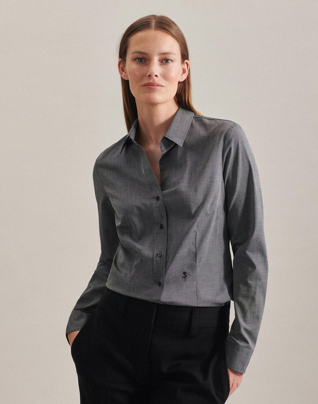 Seidensticker Seidensticker Slim Fit 1/1 Kent Women - Afbeelding 4