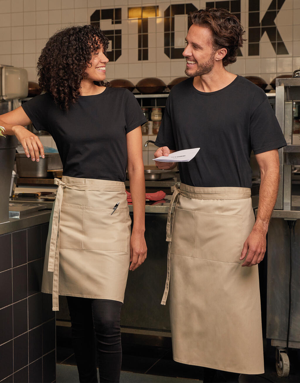 SG Accessories - BISTRO BRUSSELS - Short Bistro Apron with Pocket - Afbeelding 5