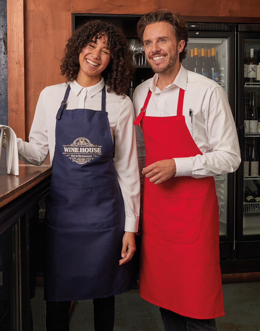 SG Accessories - BISTRO LISBON 100% Cotton Bib Apron - Afbeelding 4