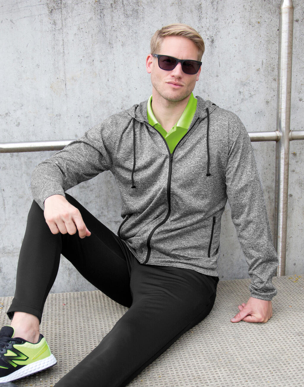 Spiro Men’s Hooded Tee-Jacket