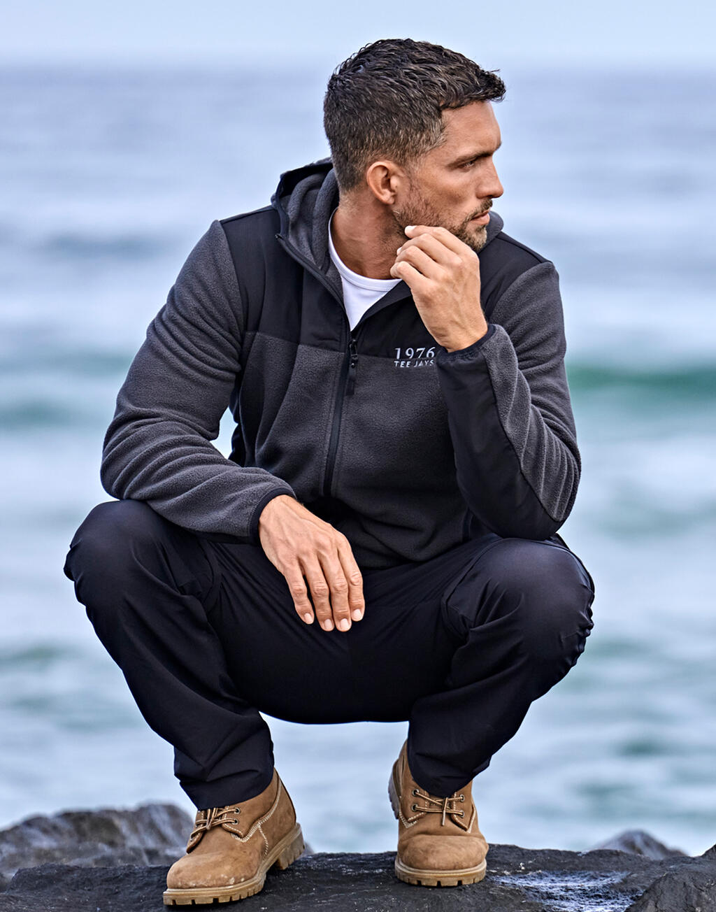 Tee Jays Mountain Hooded Fleece - Afbeelding 2