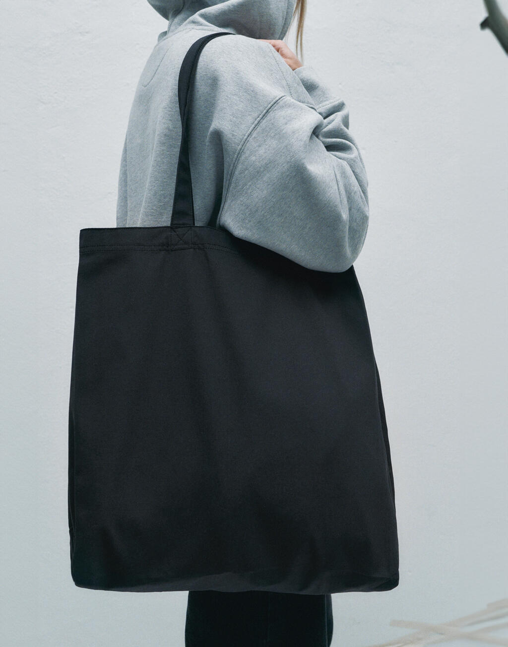True Blanks “by H&M Group” Cotton Canvas Large Tote