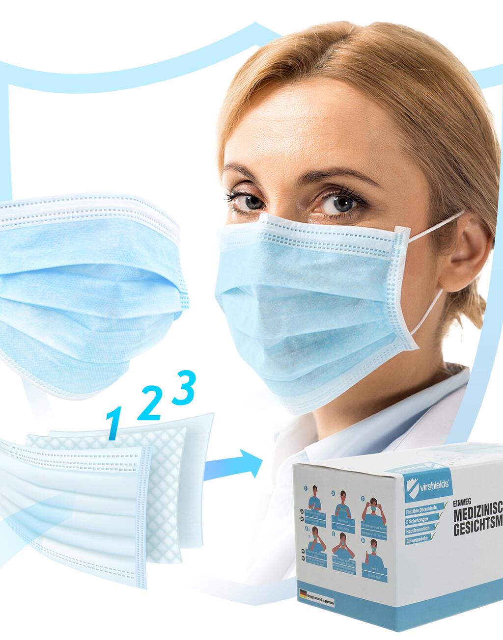 Virshields Medical Face Mask Type IIR