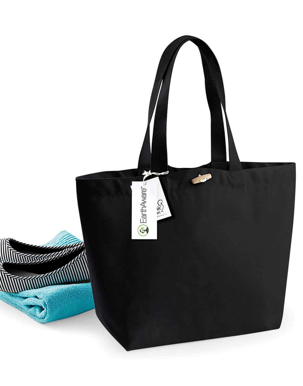 Westford Mill EarthAware™ Organic Marina Tote - Afbeelding 3