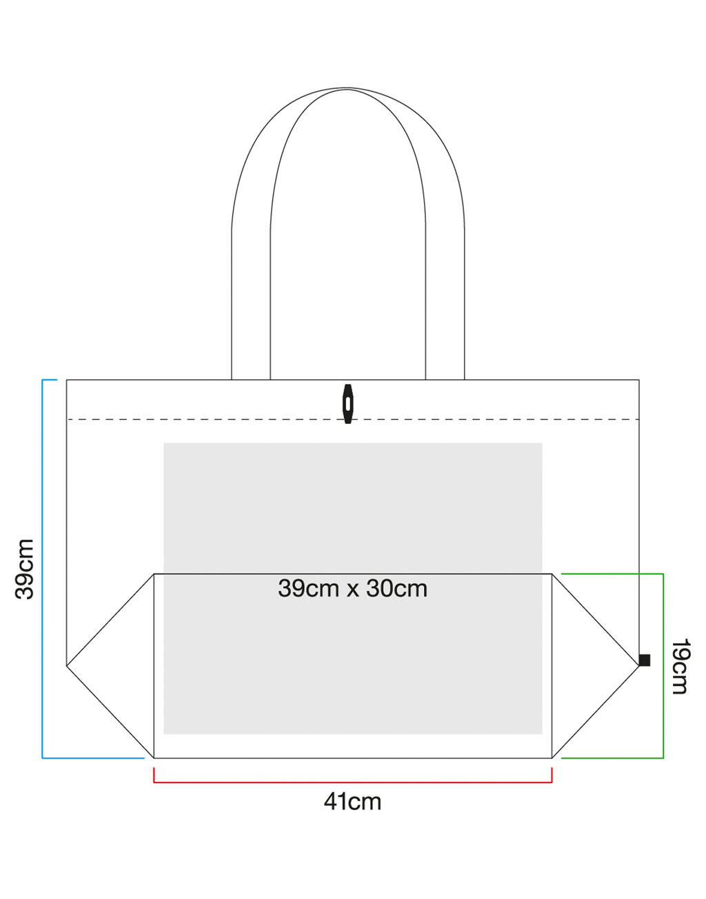 Westford Mill EarthAware™ Organic Marina Tote XL - Afbeelding 6