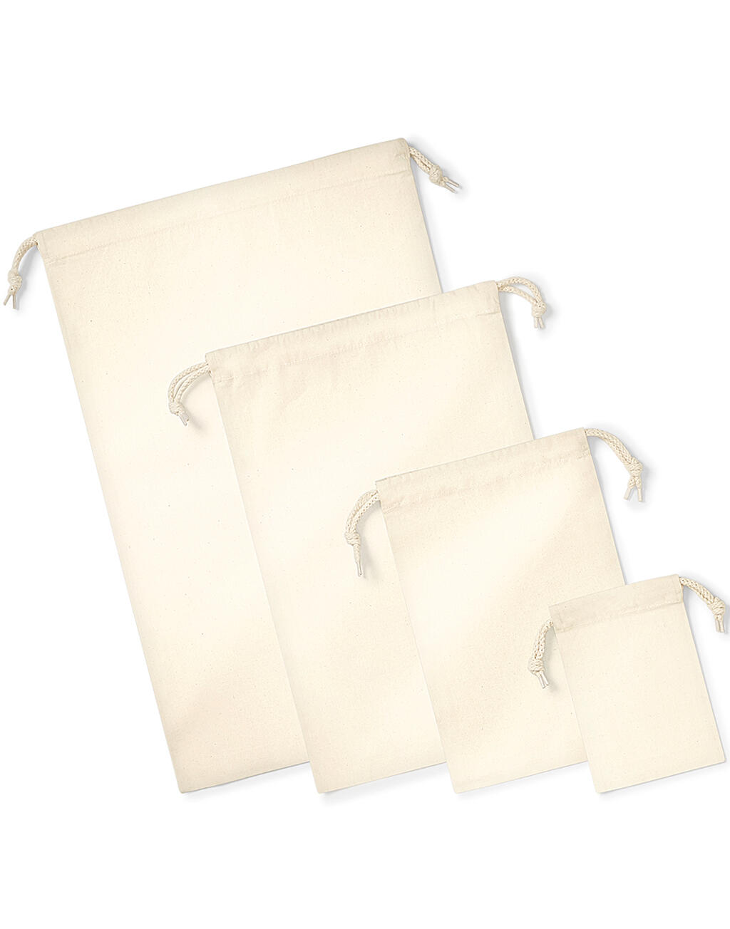 Westford Mill Organic Premium Cotton Stuff Bag - Afbeelding 2