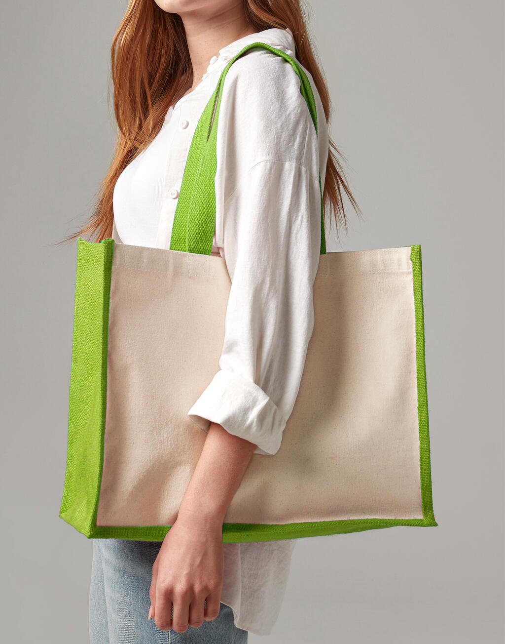 Westford Mill Printers’ Jute Classic Shopper