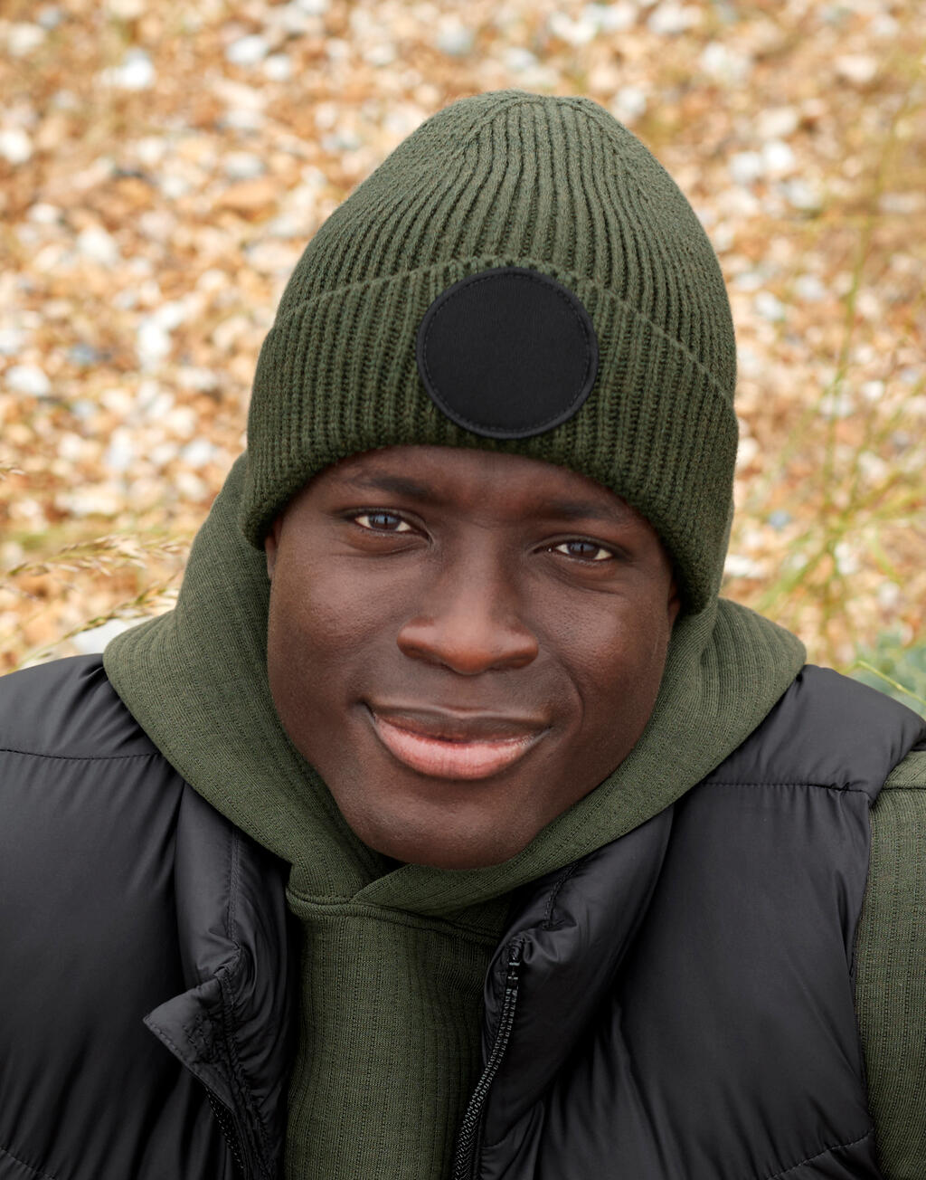 Beechfield Circular Fashion Patch Beanie