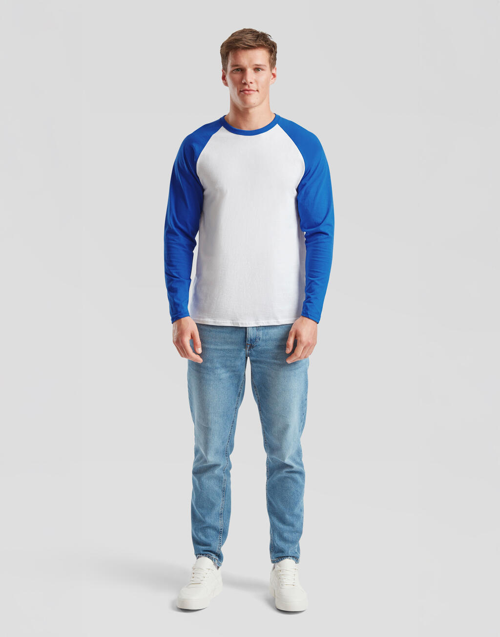 Fruit of the Loom Long Sleeve Baseball T-Shirt - Afbeelding 3