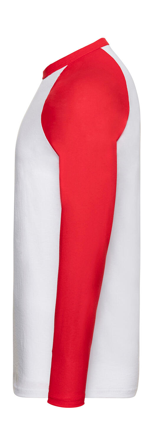 Fruit of the Loom Long Sleeve Baseball T-Shirt - Afbeelding 6