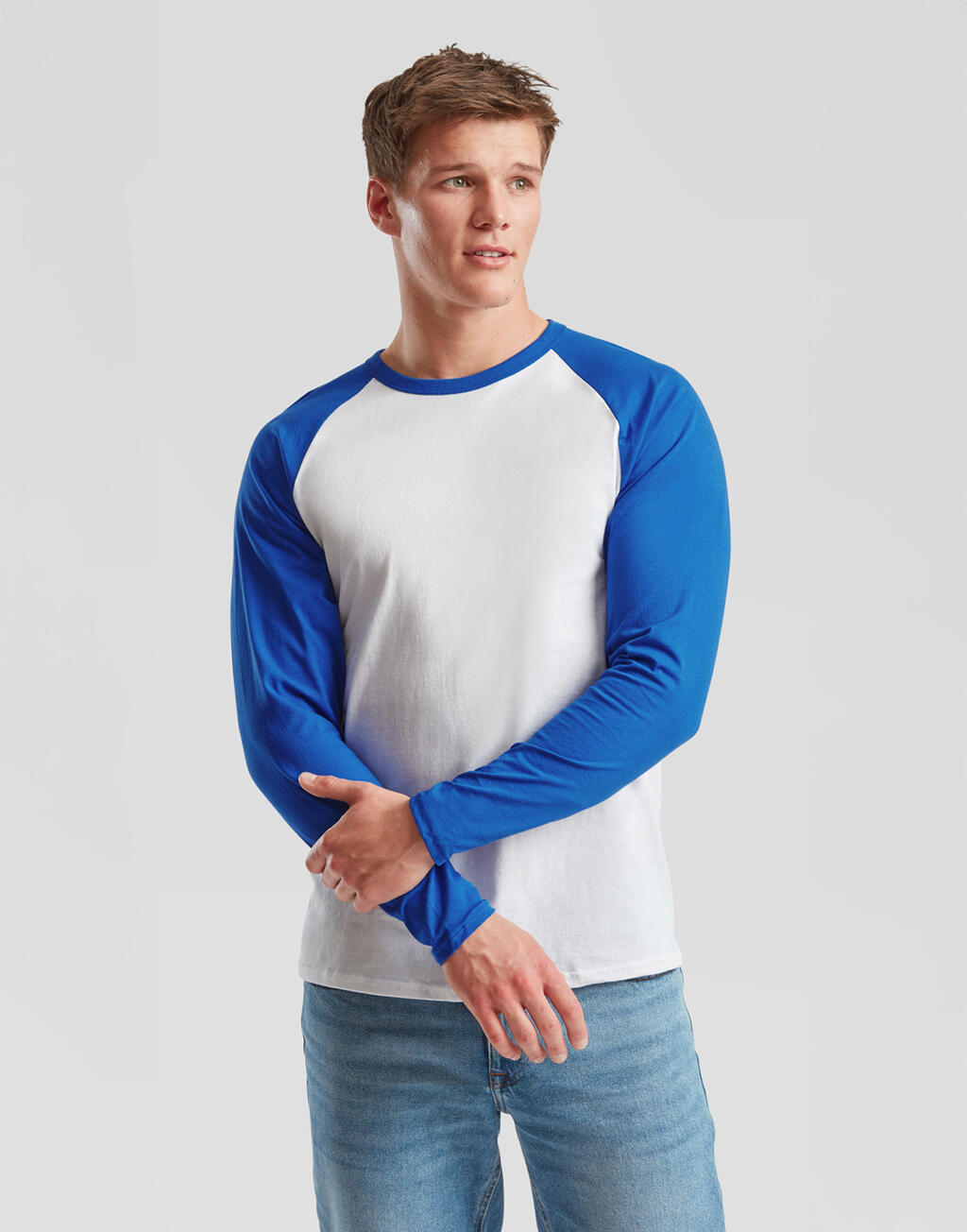 Fruit of the Loom Long Sleeve Baseball T-Shirt