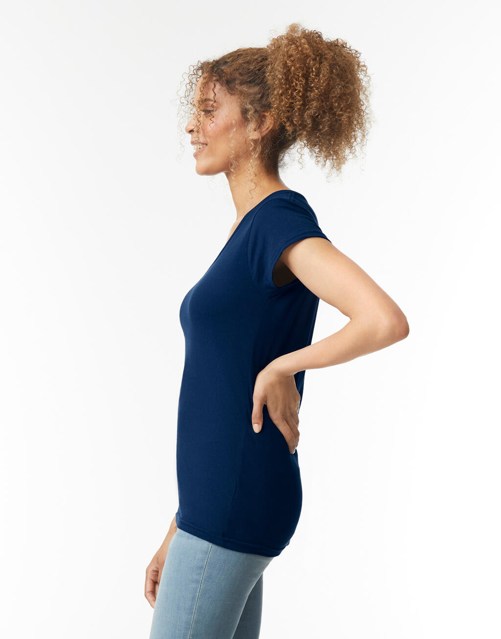 Gildan Gildan Ladies Softstyle® V-Neck T-Shirt - Afbeelding 3