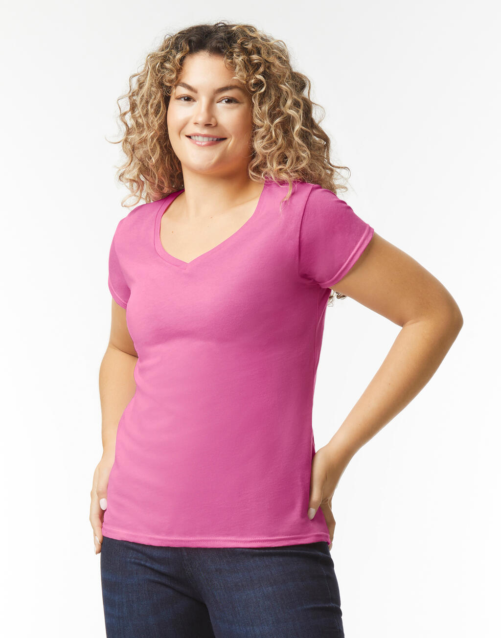 Gildan Gildan Ladies Softstyle® V-Neck T-Shirt - Afbeelding 5