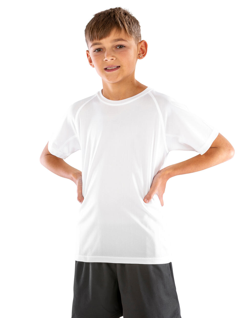 Spiro Junior Performance Aircool Tee - Afbeelding 7