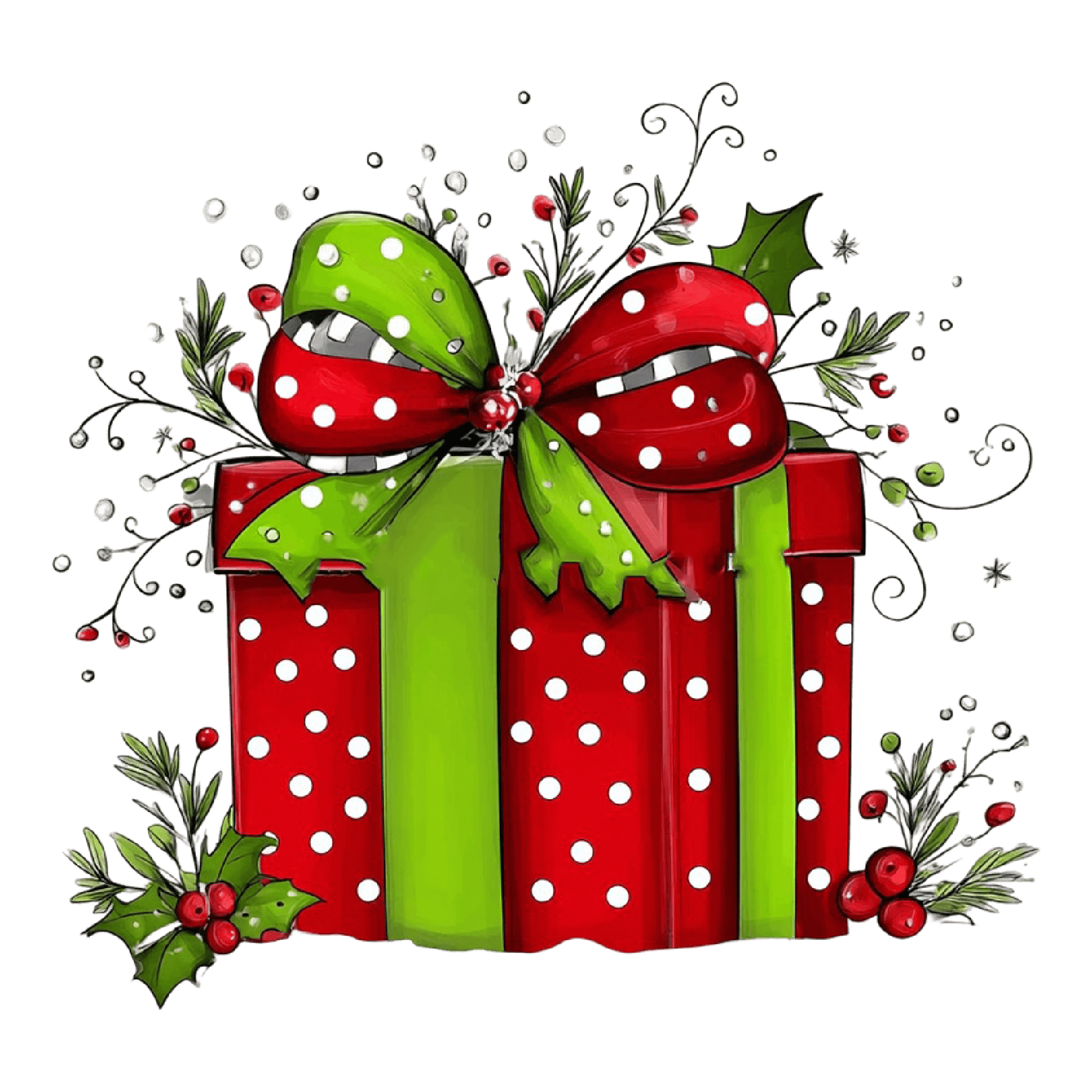 DTF Design kant en klaar – Cute Christmas CH0027