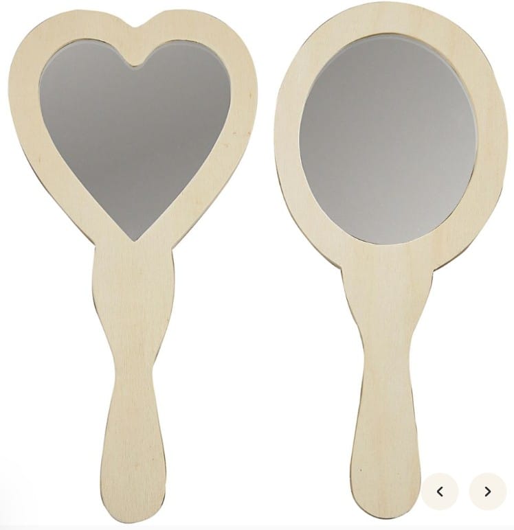 Handspiegels verpakt per 2