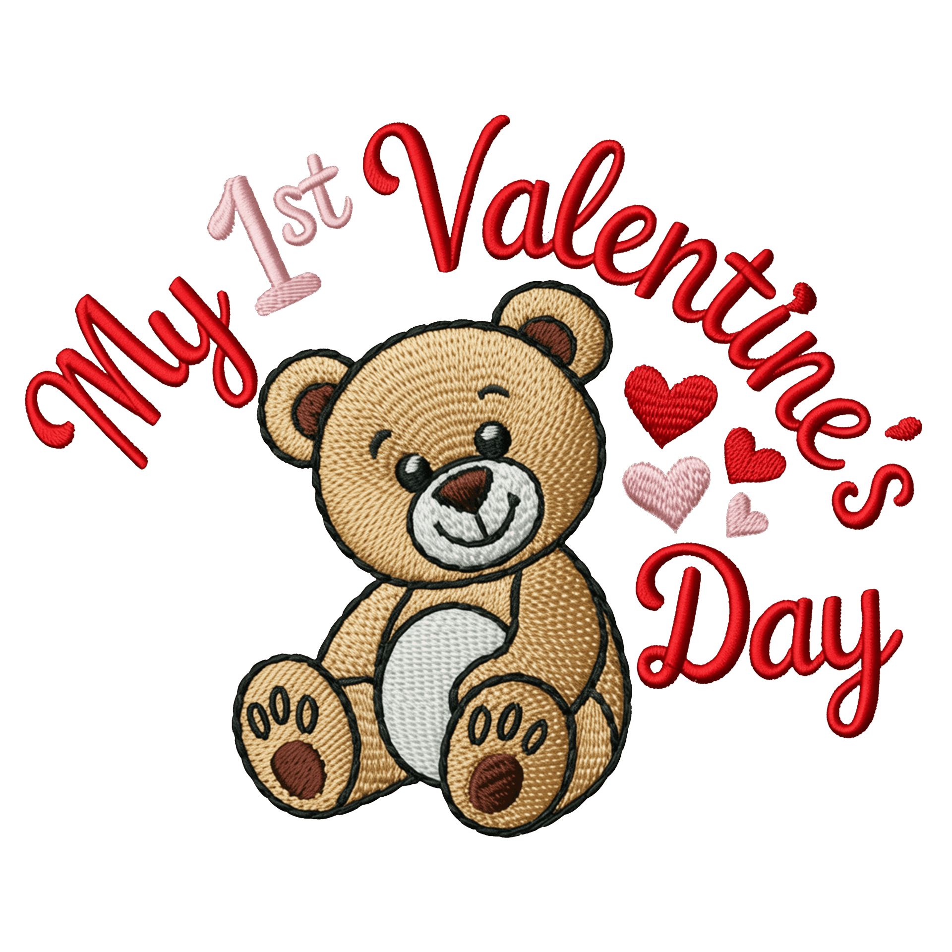 DTF Design kant en klaar – 1st valentine V0006