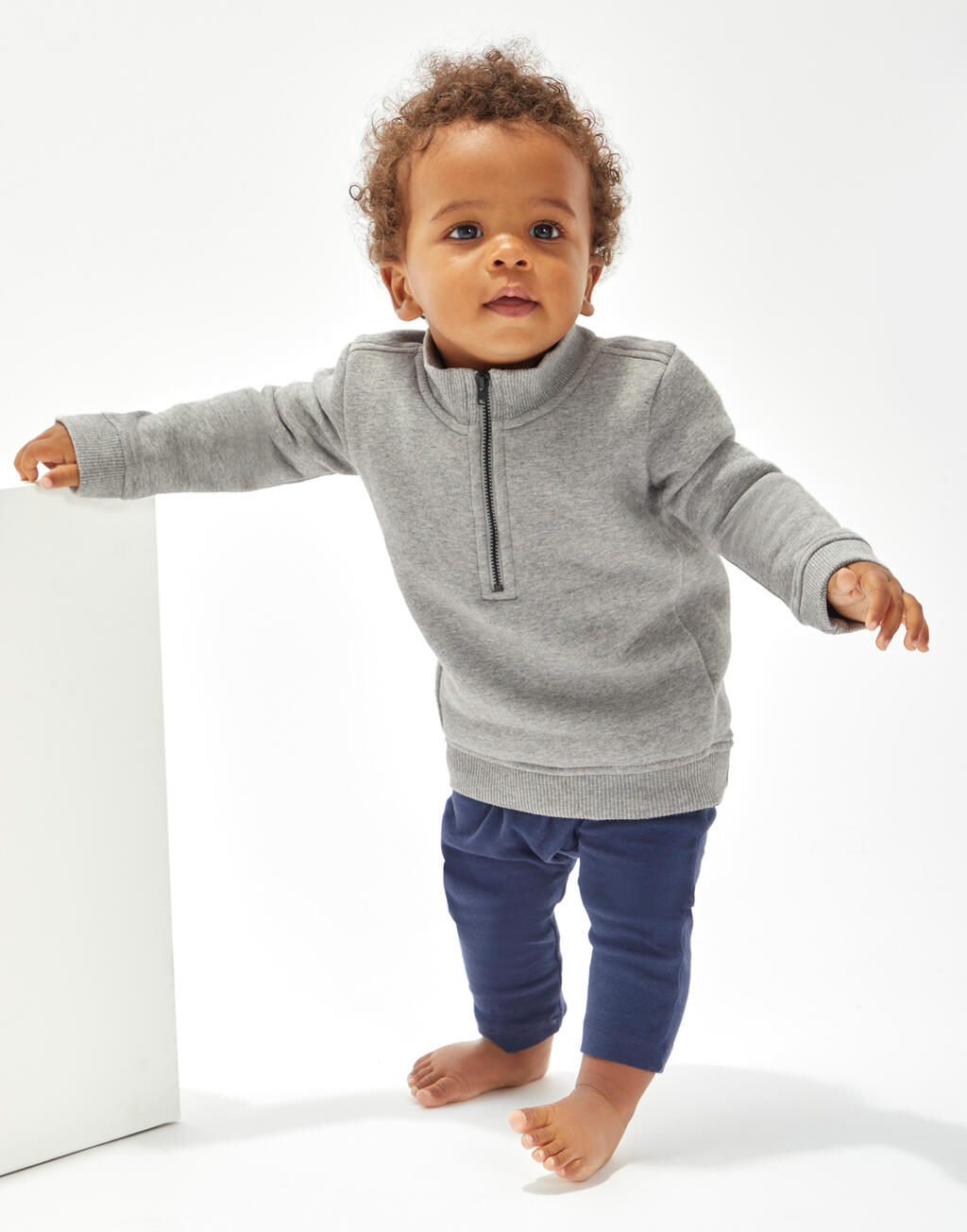 Babybugz Baby Quarter Zip Sweat
