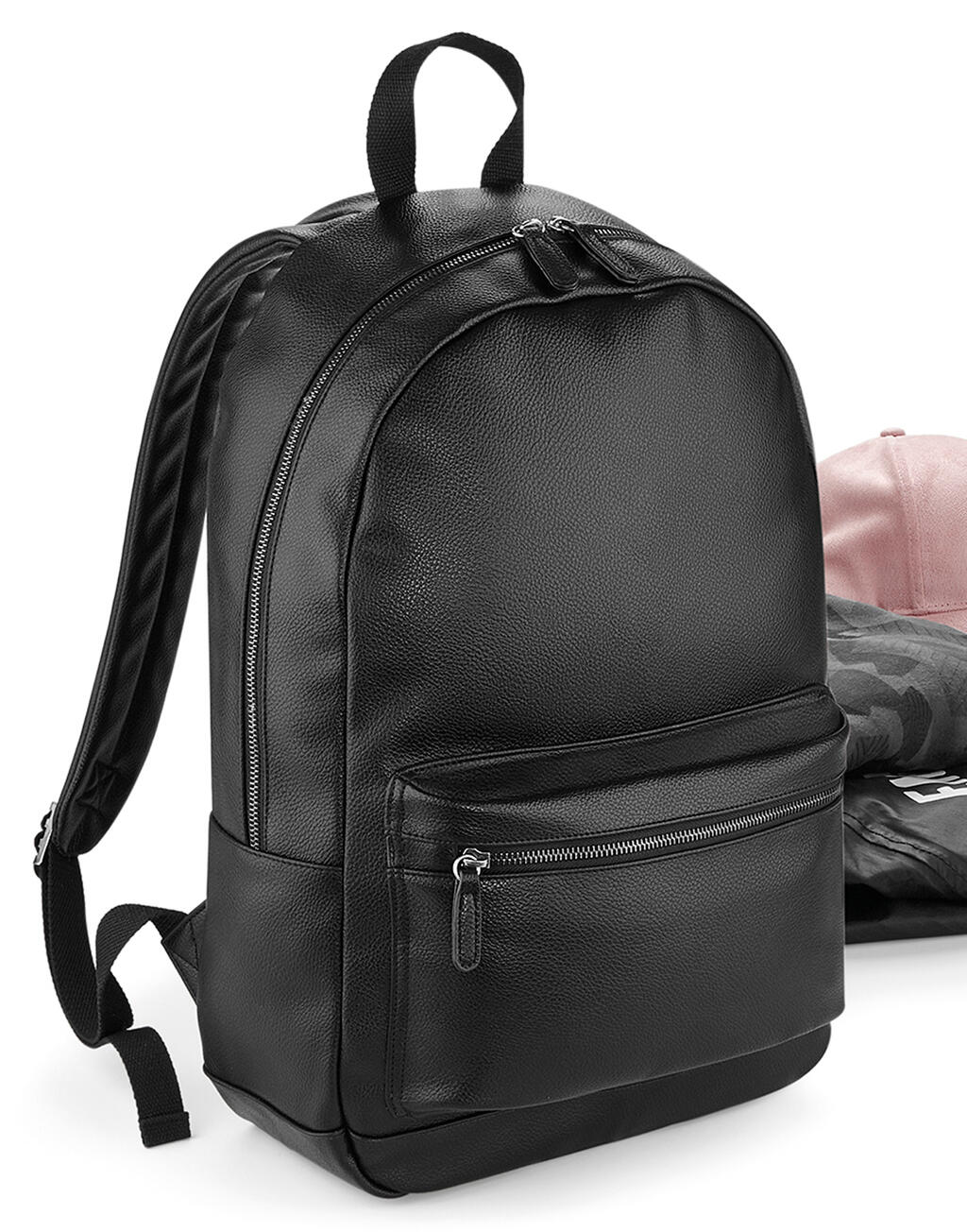 Bagbase Faux Leather Fashion Backpack