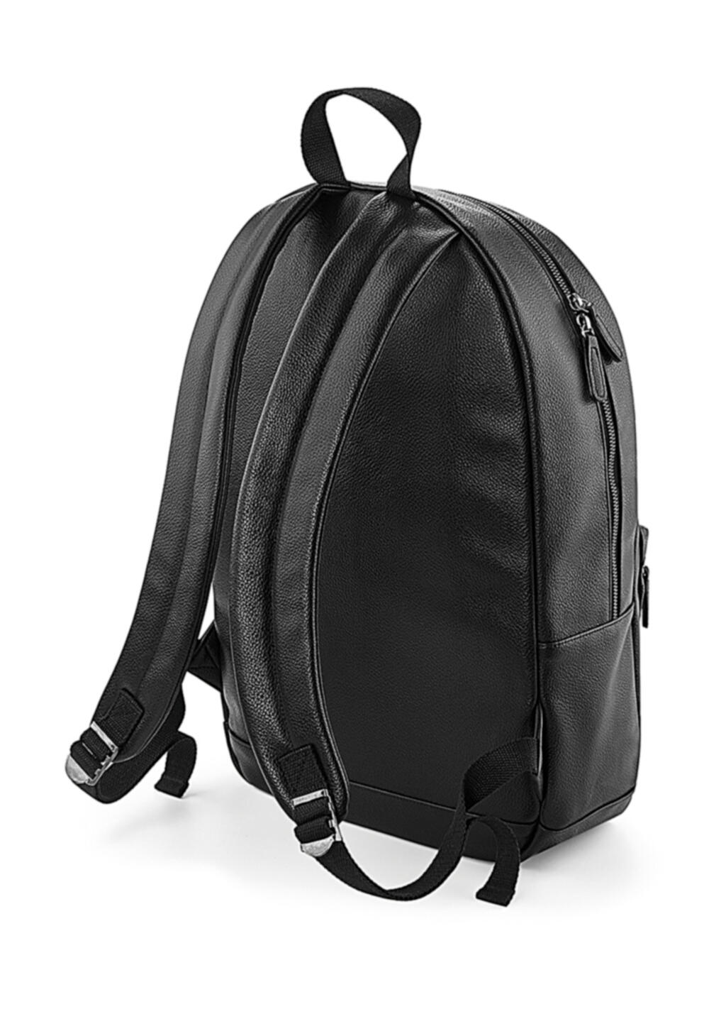 Bagbase Faux Leather Fashion Backpack