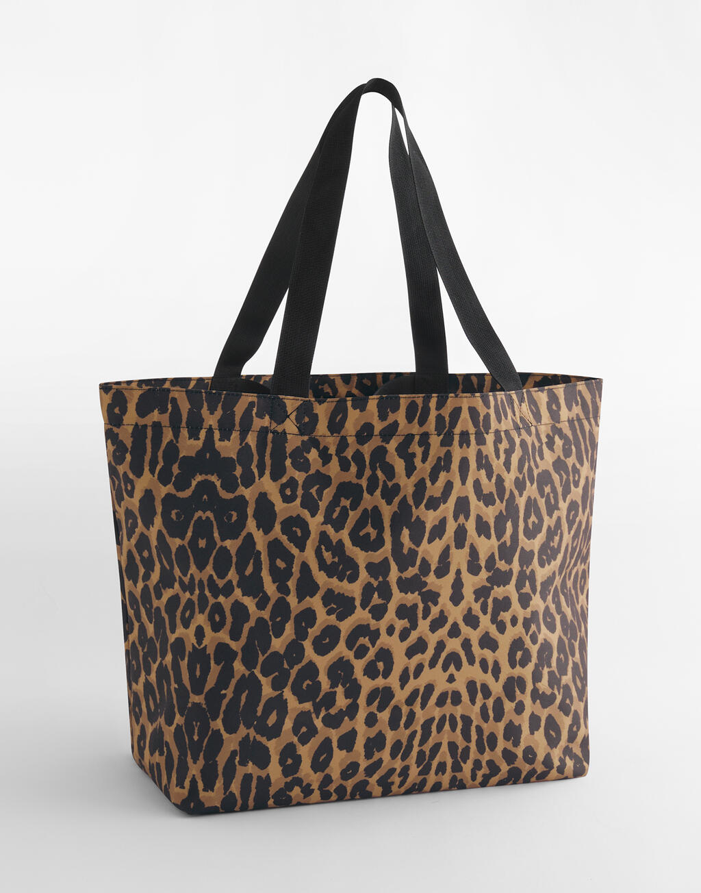Bagbase Leopard Print Carryall Tote Bag Bagbase Leopard Print Carryall Tote Bag