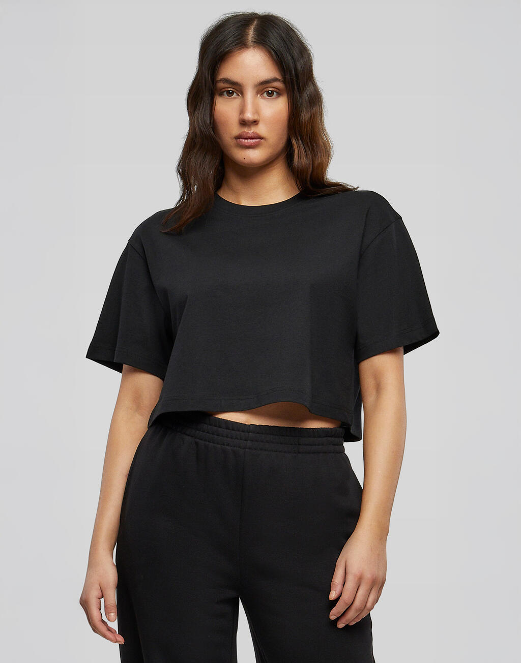 Build Your Brand Ladies Short Oversized Tee